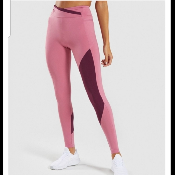 Gymshark Pants - SOLD Gymshark asymmetric leggings XS